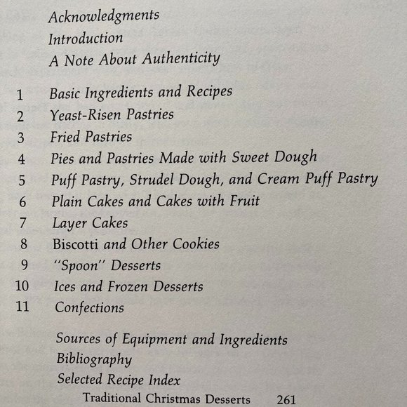 ITALIAN DESSERTS COOKBOOK 1990 First Edition - Picture 7 of 12